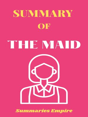 cover image of SUMMARY OF THE MAID by Nita Prose